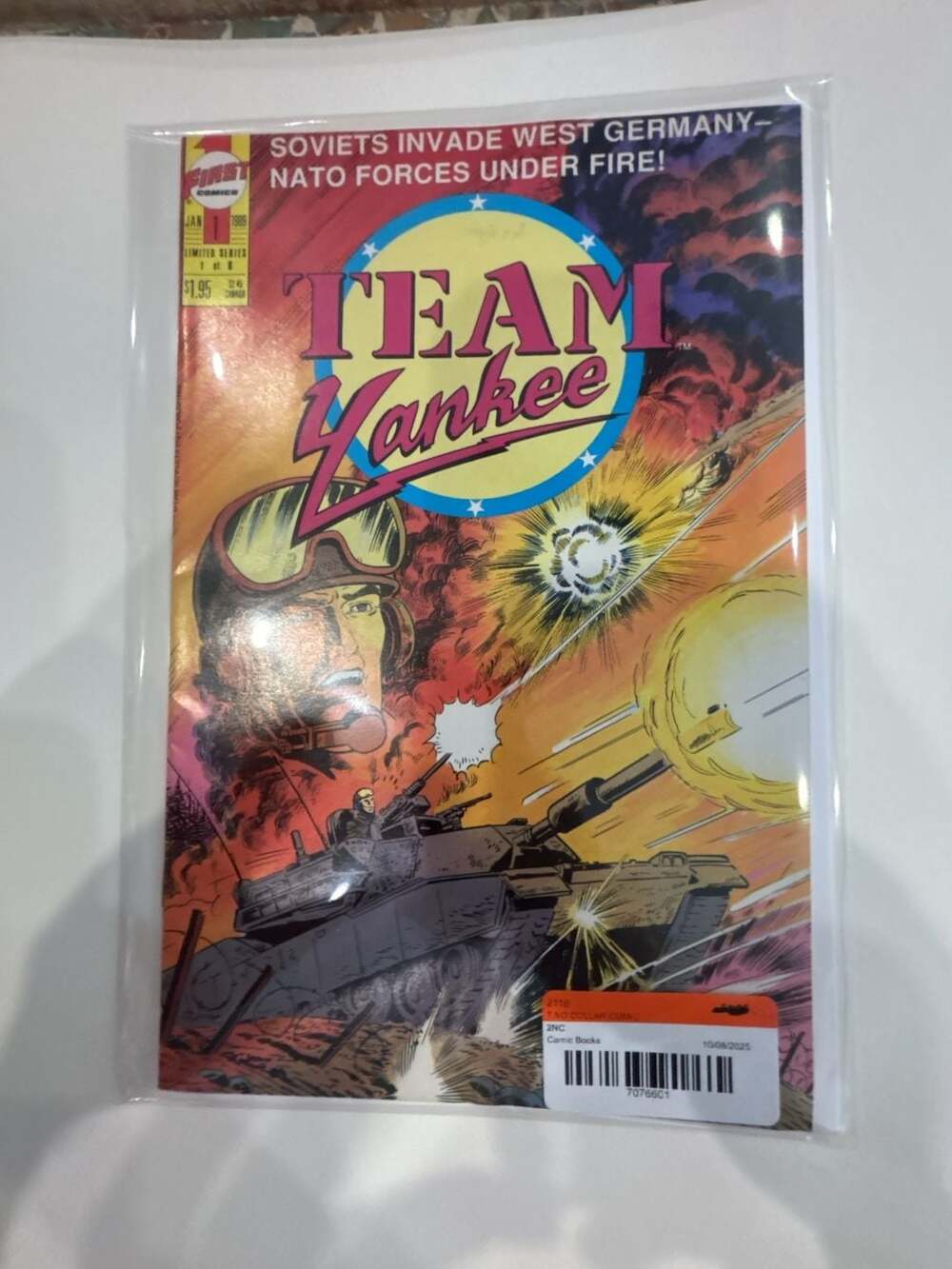 J738 Team Yankee #1 First War 1989 Comic Book